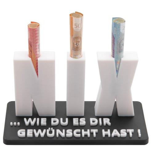 Nix geldgeschenk geschenk - nix,