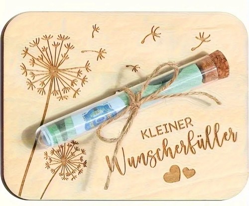 Holz geldgeschenkkarte - holz,