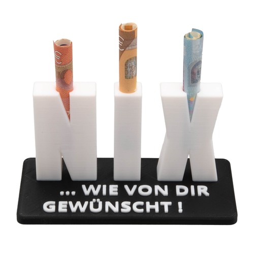 Geldgeschenk nix nichts - geldgeschenk,