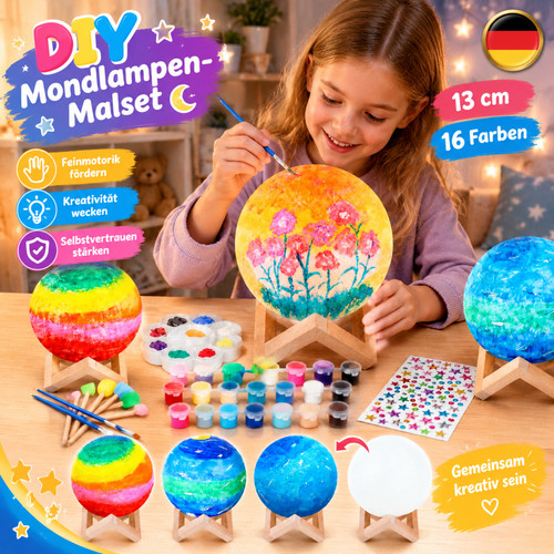 Bastelset kinder mondlampe - bastelset,