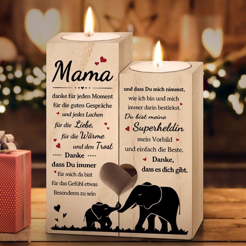 Mama geschenk kerzenhalter - mama,