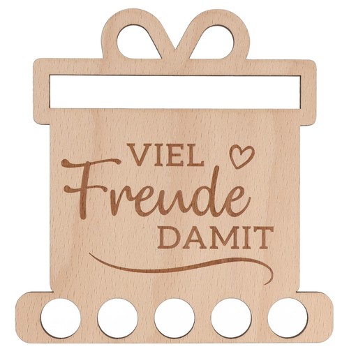 Geldgeschenk aus holz - aus, |