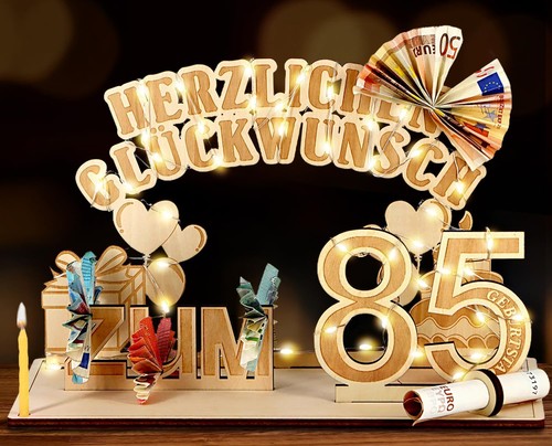 Geldgeschenk holz led - geldgeschenk,