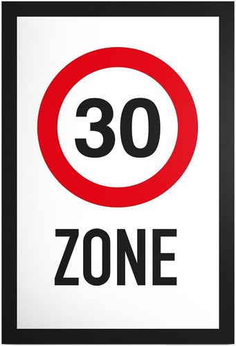 Zone schild geschenk - 30,