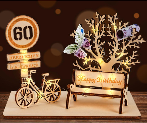 Holz geschenkschild geburtstag - holz-geschenkschild,