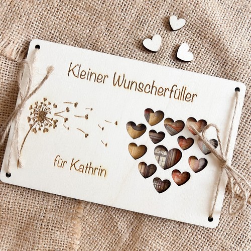 Geldgeschenk karte aus - aus, holz