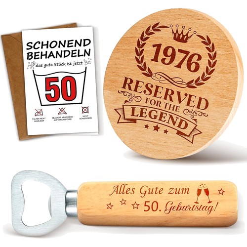 Geburtstag geschenk holz - 50,