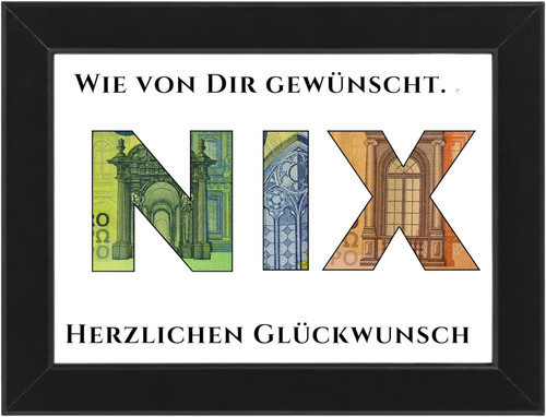 Nix geschenk zum geburtstag - geschenk,