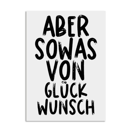 Geburtstagskarte aber sowas - aber,